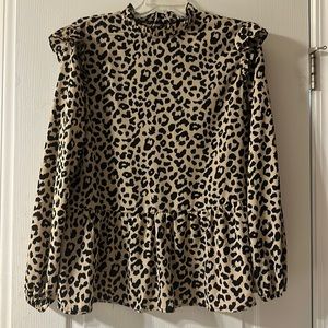 Shein Size Medium leopard print